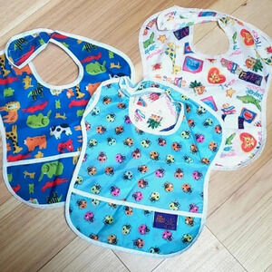 Bundle Bumkins bibs Vintage 90s The Right Start